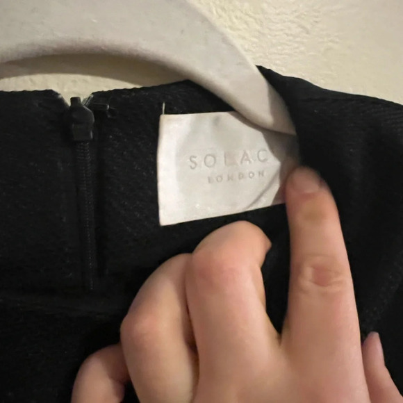 Solace London Black Midi Dress, size 2 - Picture 7 of 8